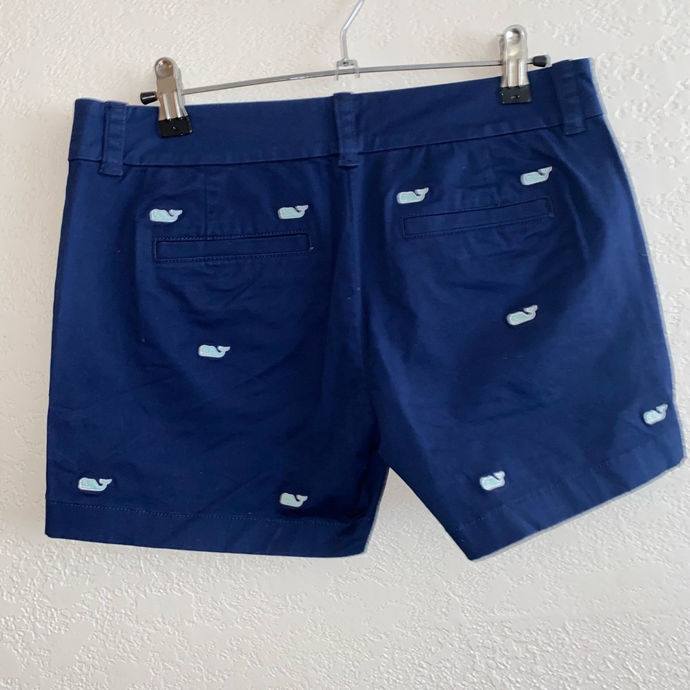 Vines yard vines navy shorts with light blue whales
